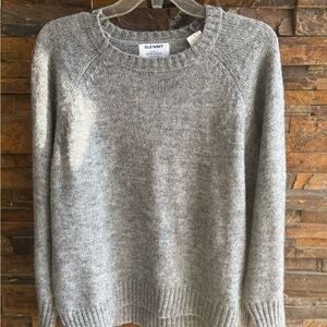 Old Navy Heather Gray Knit Sweater
